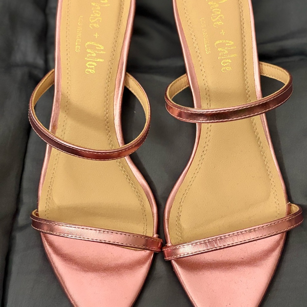 Chase + Chloe Pink Heels Elegant Stiletto Design